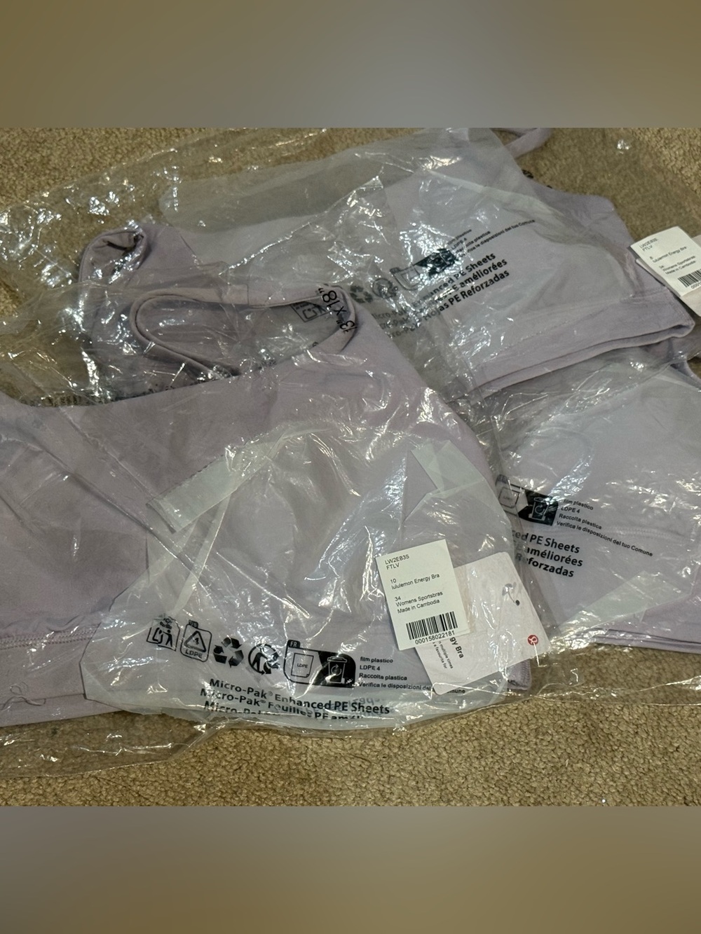 Lululemon energy bra